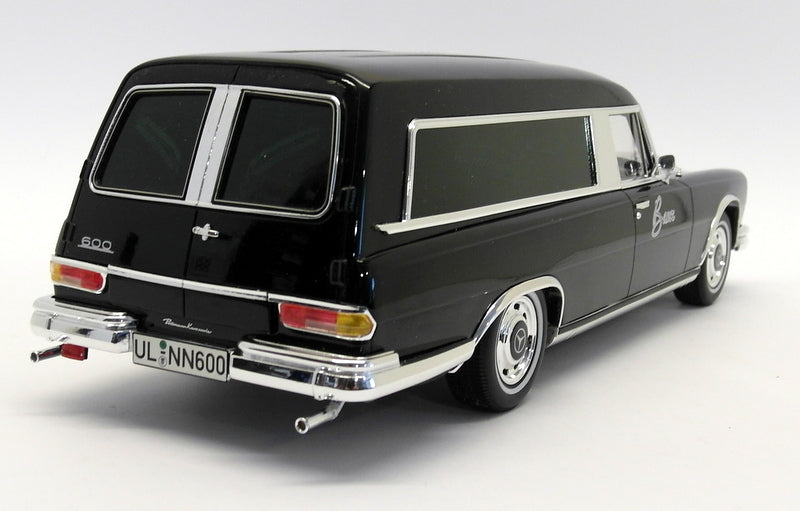 Best Of Show BOS 1/18 Scale BOS402 - Mercedes Benz 600 Pullman Hearse Black