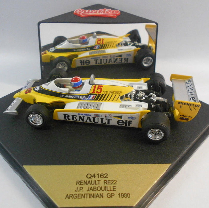 Quartzo 1/43 Scale - Q4162 RENAULT RE22 JP. JABOUILLE ARGENTINIAN GP 1980
