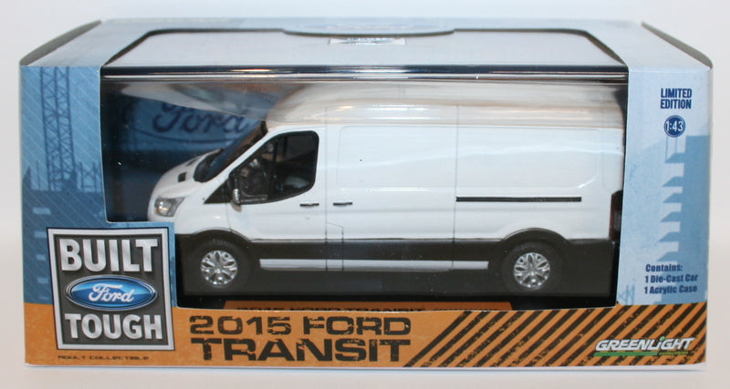 Greenlight 1/43 Scale 86039 - 2015 Ford Transit - White