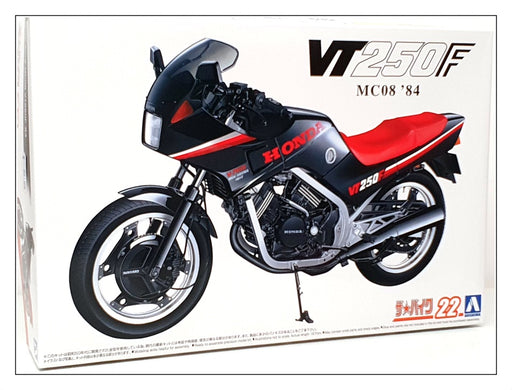 Aoshima 1/12 Scale Unbuilt Kit 063231 - 1984 Honda VT250F MC08 Motorbike