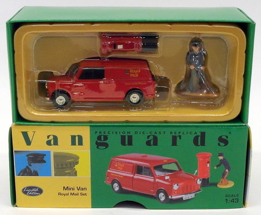 Vanguards 1/43 Scale Model Car VA01416 - Mini Van Royal Mail Set