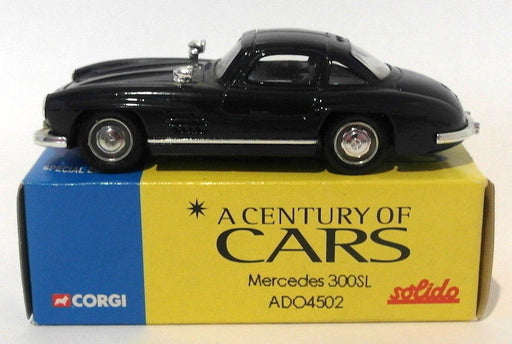 Solidoi 1/43 Scale Diecast ADO4502 - Mercedes 300SL - Navy