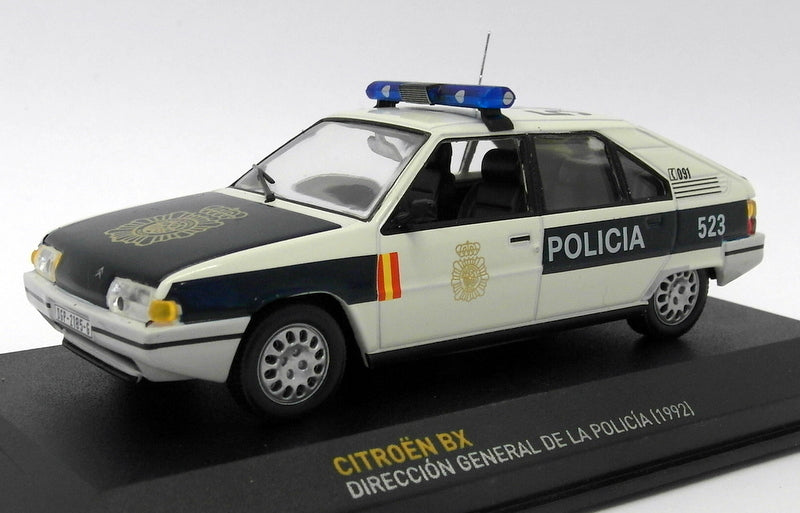 Unbranded 1/43 Scale diecast UB11 Citroen BX Direccion General De La Policia '92