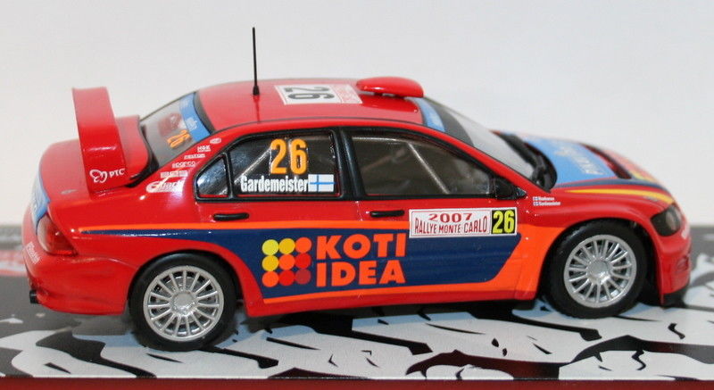 Altaya 1/43 Scale - Mitsubishi Lancer WRC Monte Carlo 07 Gardemeister / Honkanen