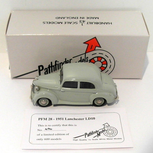Pathfinder Models 1/43 Scale PFM28 - 1951 Lanchester LD10 1 Of 600 Grey
