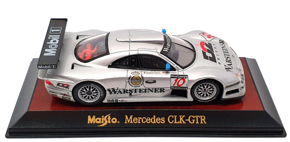 Maisto 1/43 Scale Diecast 31504 - Mercedes CLK-GTR - Silver #10