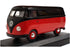 Vitesse 1/43 Scale 55SM075 - Volkswagen Van Bulli Die Welt - Red/Black