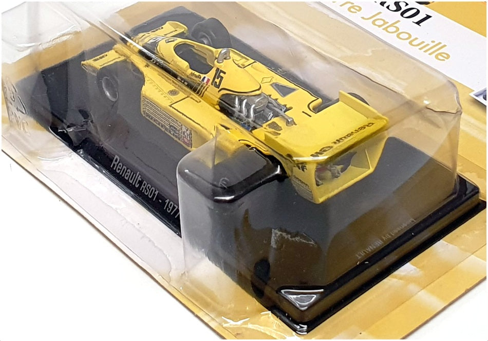 Altaya 1/43 Scale 11244 - F1 Renault RS01 1977 #15 Jabouille - Yellow