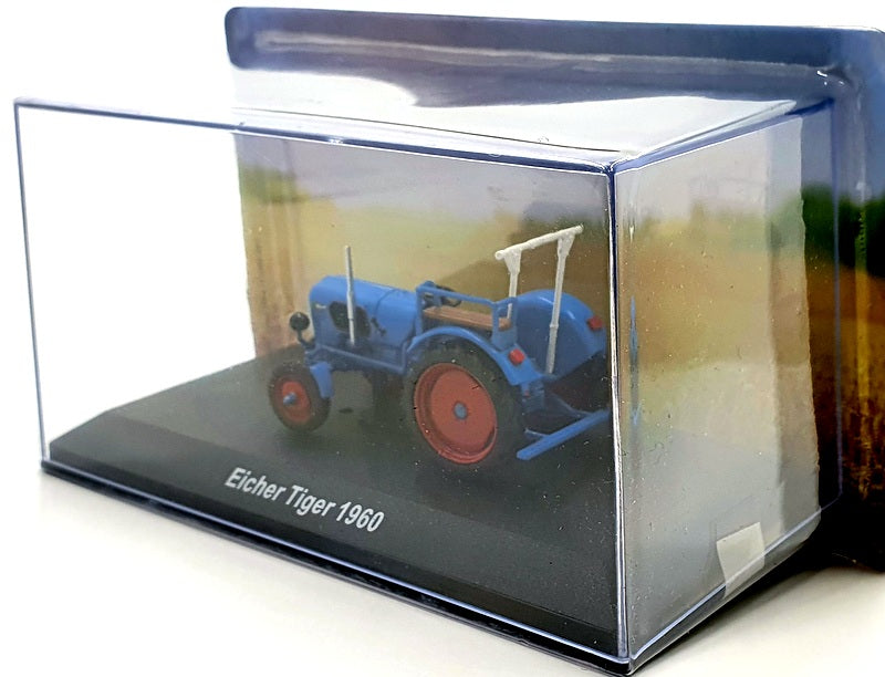 Hachette 1/43 Scale Model Tractor HL19 - 1960 Eicher Tiger - Blue