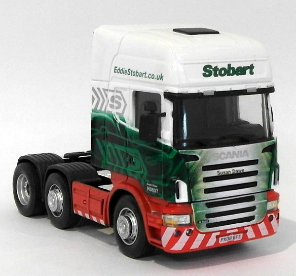 Cararama 1/50 Scale CR005 - Scania Curtainside Trailer - Eddie Stobart