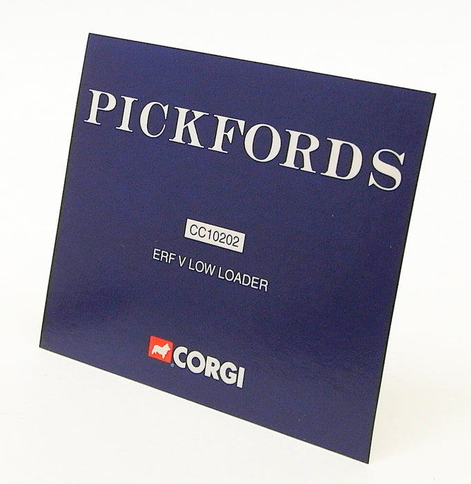 Corgi 1/50 Scale Model Truck CC10202 - ERF V Low Loader - Pickfords