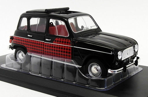 Norev 1/18 Scale Model Car 185242 - Renault 4 Parisienne - Black/Red