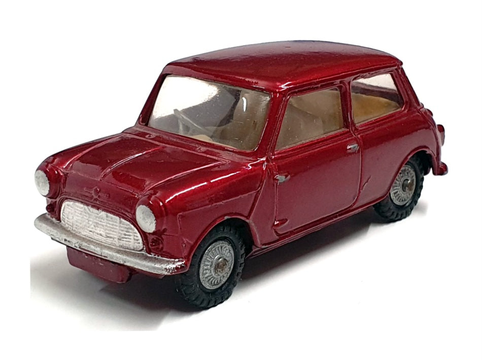 Corgi Toys 7.5cm Long Original Diecast 226 - Morris Mini Minor - Deep Red