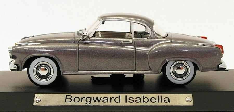 Atlas Editions 1/43 Scale Model Car 7 129 105 - Borgward Isabella - Gunmetal