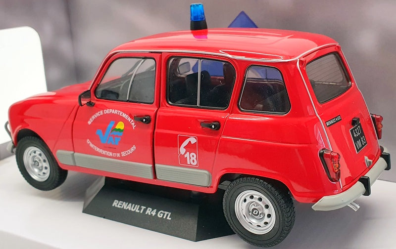 Solido 1/18 Scale Model Car S1800106 - 1978 Renault R4 GTL - Red