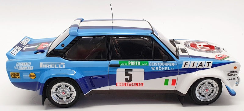 Kyosho 1/18 Scale Model Car 08376A - Fiat 131 Abarth 1980 Portugal Rally #5