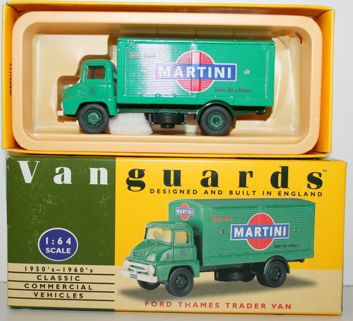 VANGUARDS 1/64 VA6000 FORD THAMES TRADER VAN MARTINI