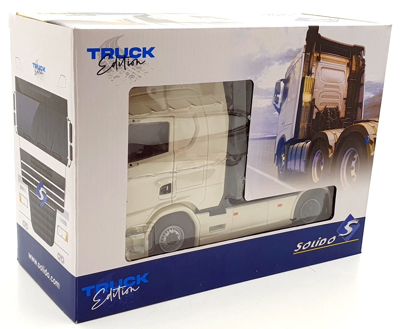 Solido 1/24 Scale Diecast S2400301 Scania 580S Highline 2021 - Ivory White