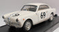 Bang 1/43 Scale Metal Model - 7172 ALFA ROMEO GIULIETTA SP VEL ZELTWEG 57 WHITE