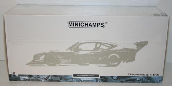 Minichamps 1/18 Scale 100 798601 Ford Capri Turbo Gr. 5 Sachs DRM 79