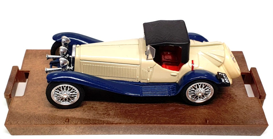 Brumm 1/43 Scale R138 - 1932 Alfa Romeo 2300 - Cream/Blue/Black