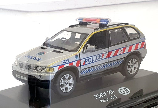 Altaya 1/43 Scale AL7921G - 2002 BMW X5 Police Car - Silver