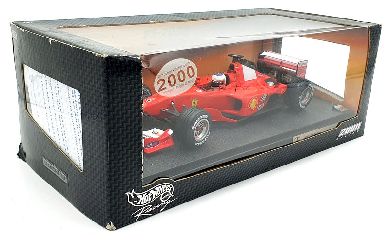 Hot Wheels 1/18 Scale diecast - 26738 Ferrari F1-2000 Rubens Barrichello