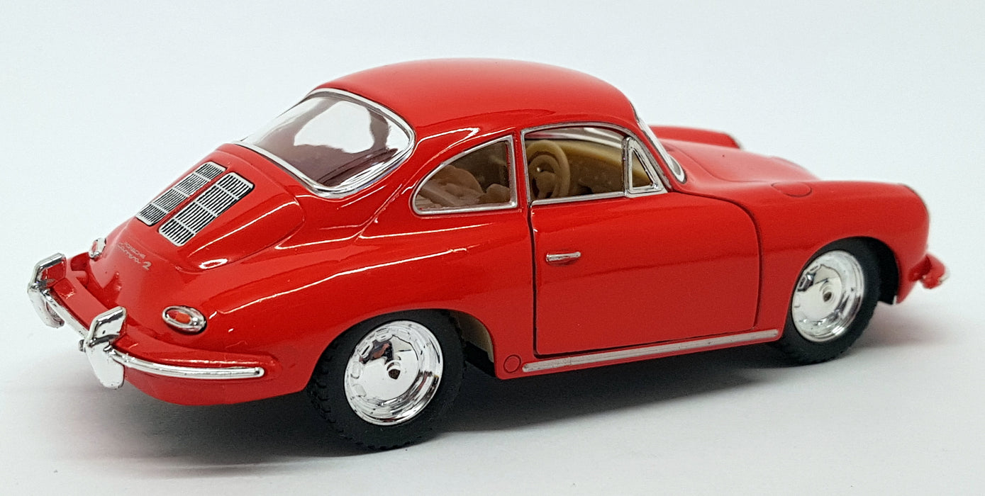 Porsche 356B Carrera 2 - Red - Kinsmart Pull Back & Go Car