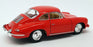 Porsche 356B Carrera 2 - Red - Kinsmart Pull Back & Go Car