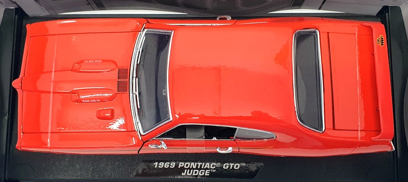 Motor Max 1/18 Scale Diecast 73100TC - 1969 Pontiac GTO Judge - Orange
