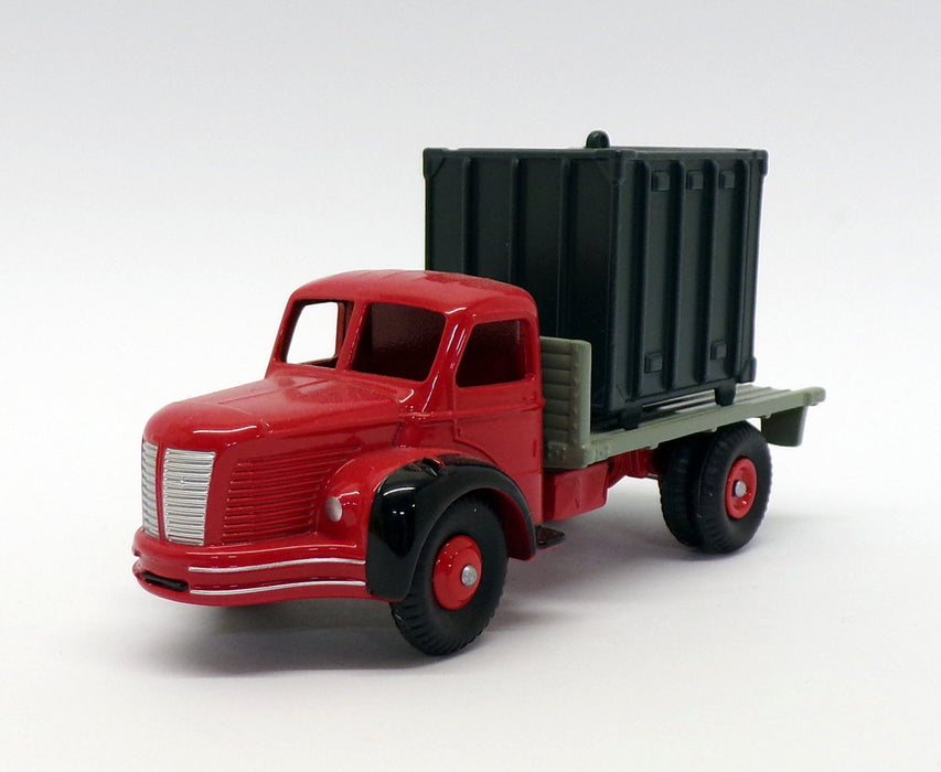Atlas Editions Dinky Toys 34B - Plateau Berliet Avec Container Truck - Red