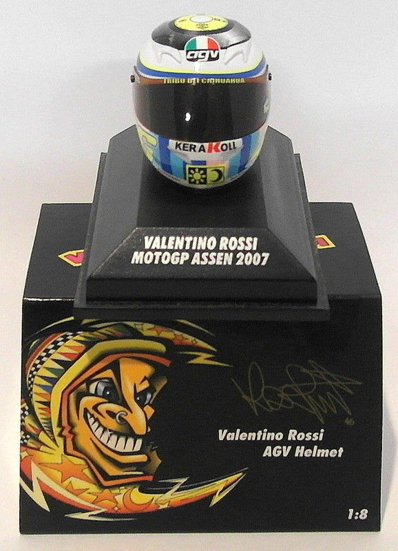 Minichamps 1/8 Scale 397 070066 - AGV Helmet Moto GP 2007 V. Rossi