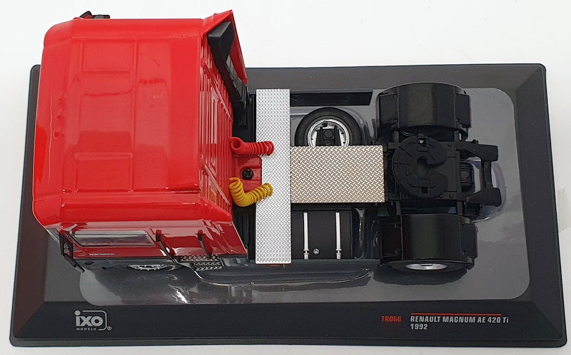 IXO Models 1/43 Scale Model Truck TR066 - 1992 Renault Magnum AE 420 Ti - Red