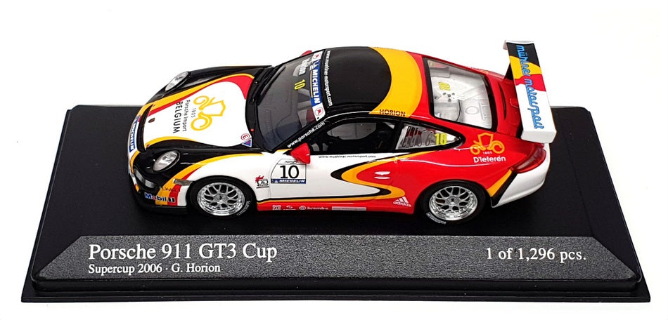 Minichamps 1/43 Scale 400 066410 - Porsche 911 GT3 Cup #10 Porsche Supercup 2006