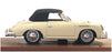 Brumm 1/43 Scale Diecast R118 - 1950 Porsche 356 Cabriolet - Ivory/Black