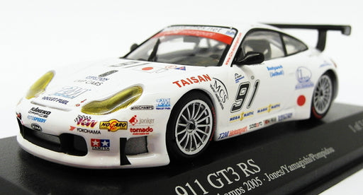 Minichamps 1/43 Scale 400 056991 - Porsche 911 GT3 RSR - 1000Km Spa 2005