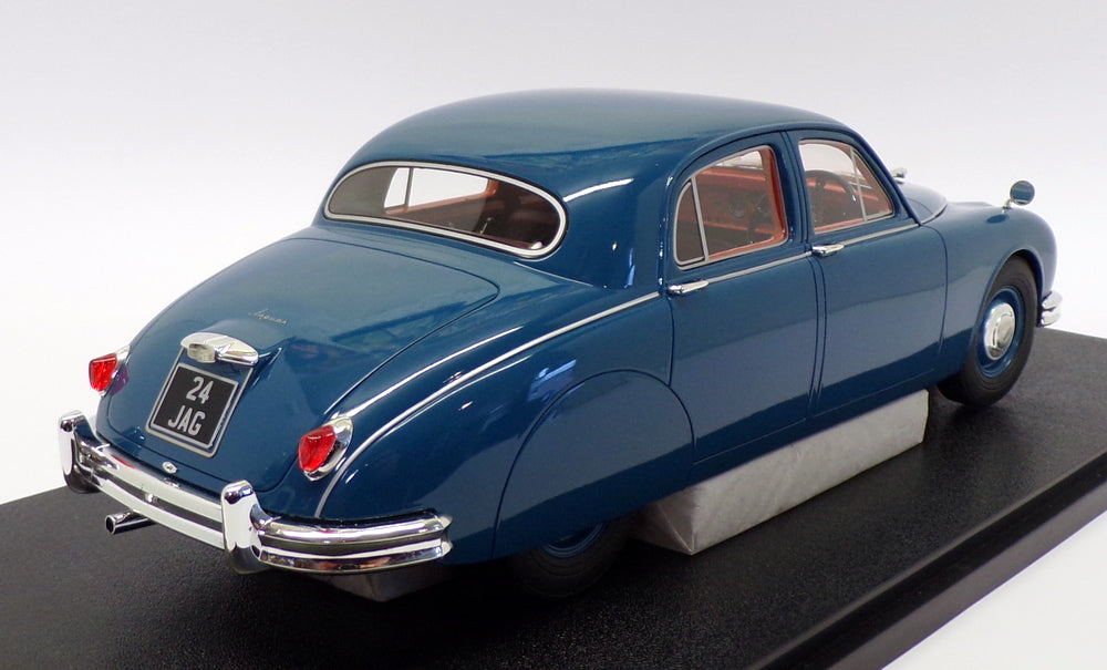 Cult 1/18 Scale Model Car CML047-2 - 1955 Jaguar 2.4 Litre Mk1 - Blue