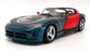 Burago 1/18 Scale Diecast 171021C - Dodge Viper RT/10 - Green/Red