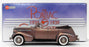 Brooklin 1/43 Scale PC02 - 1937 Pontiac Deluxe 6 4Dr Convertible Sedan - Brown
