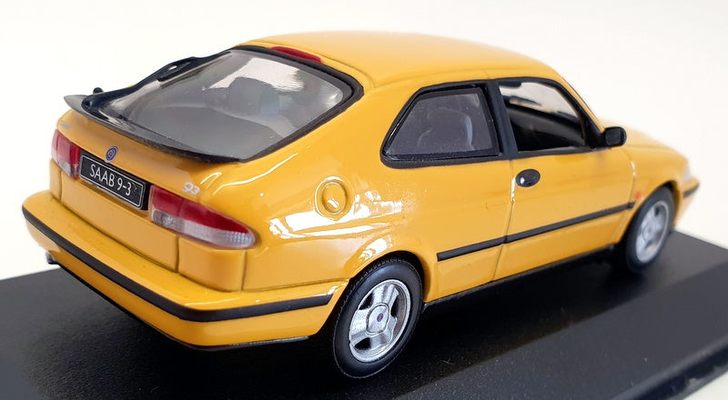 Minichamps 1/43 Scale 430 170820 - 1998 Saab 9-3 Coupe - Yellow