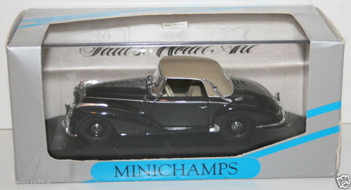 MINICHAMPS 1/43 SCALE MIN 032342 1951 MERCEDES BENZ 300 S CABRIO SOFT TOP BLACK