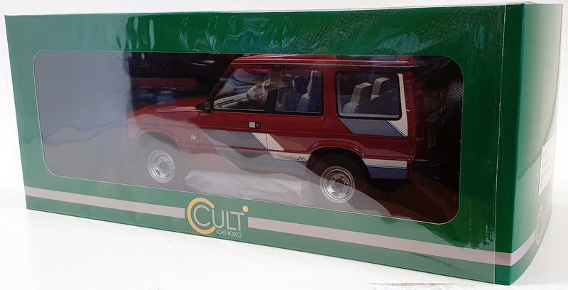 Cult Models 1/18 Scale Model Car CML0811 - 1989 Land Rover Discovery - Met Red