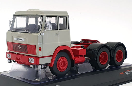 Ixo 1/43 Scale Diecast TR085 - 1966 Henschel HS 19 TS Truck - Grey/Red