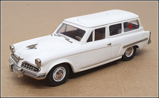 Brooklin Models 1/43 Scale CSV02 - 1954 Studeaker Conestoga Ambulet - White