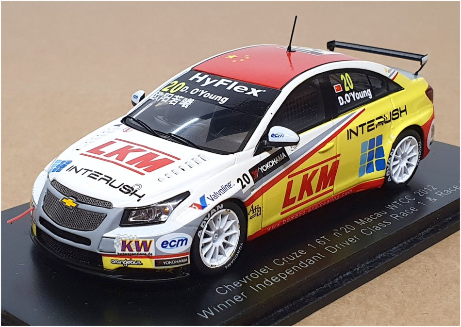 Spark 1/43 Scale Resin S2493 - Chevrolet Cruze 1.6T Macau WTCC 2014