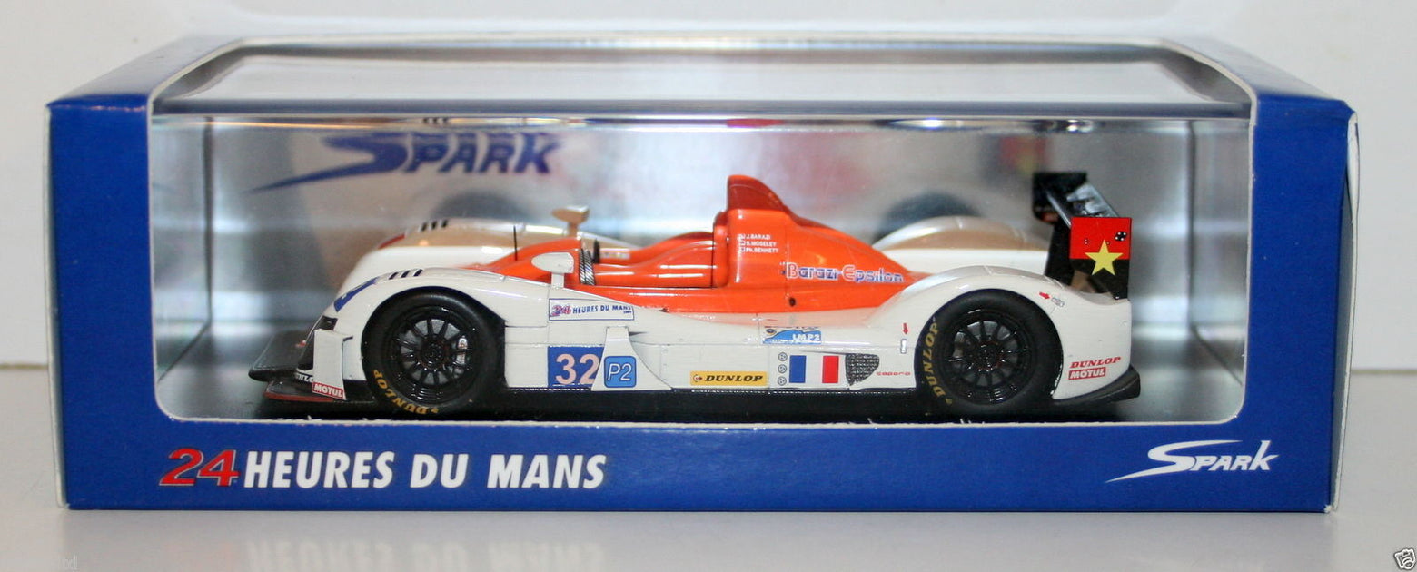 Spark 1/43 - Zytek 07S #32 - 24H Du Mans 2009 - Barazi Epsilon - Orange