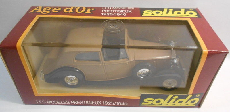 Solido 1/43 Scale Metal Model - SO255 ROLLS ROYCE 46 BROWN