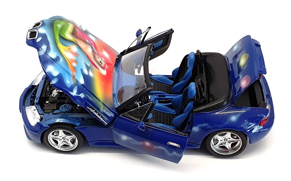 Burago 1/18 Scale Diecast 011121H - BMW M Roadster - Blue