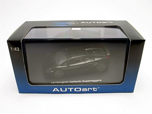 Autoart 1/43 Scale Model Car 54612 - Lamborghini Gallardo Superleggera - Black