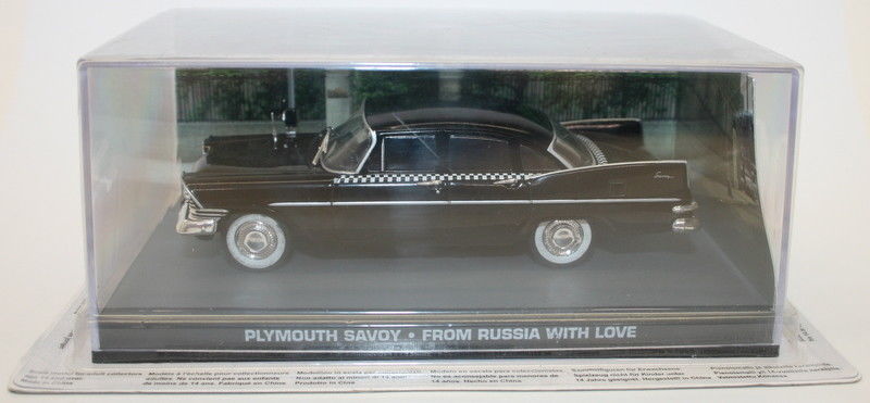 Fabbri 1/43 Scale 007 Bond Model - Plymouth Savoy - From Russia With Love